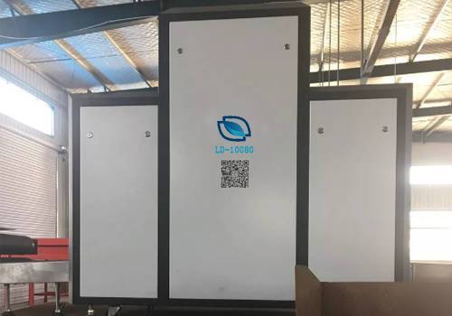 廣源物流公司在天眼定制了2臺雙視角x光安檢機(jī)